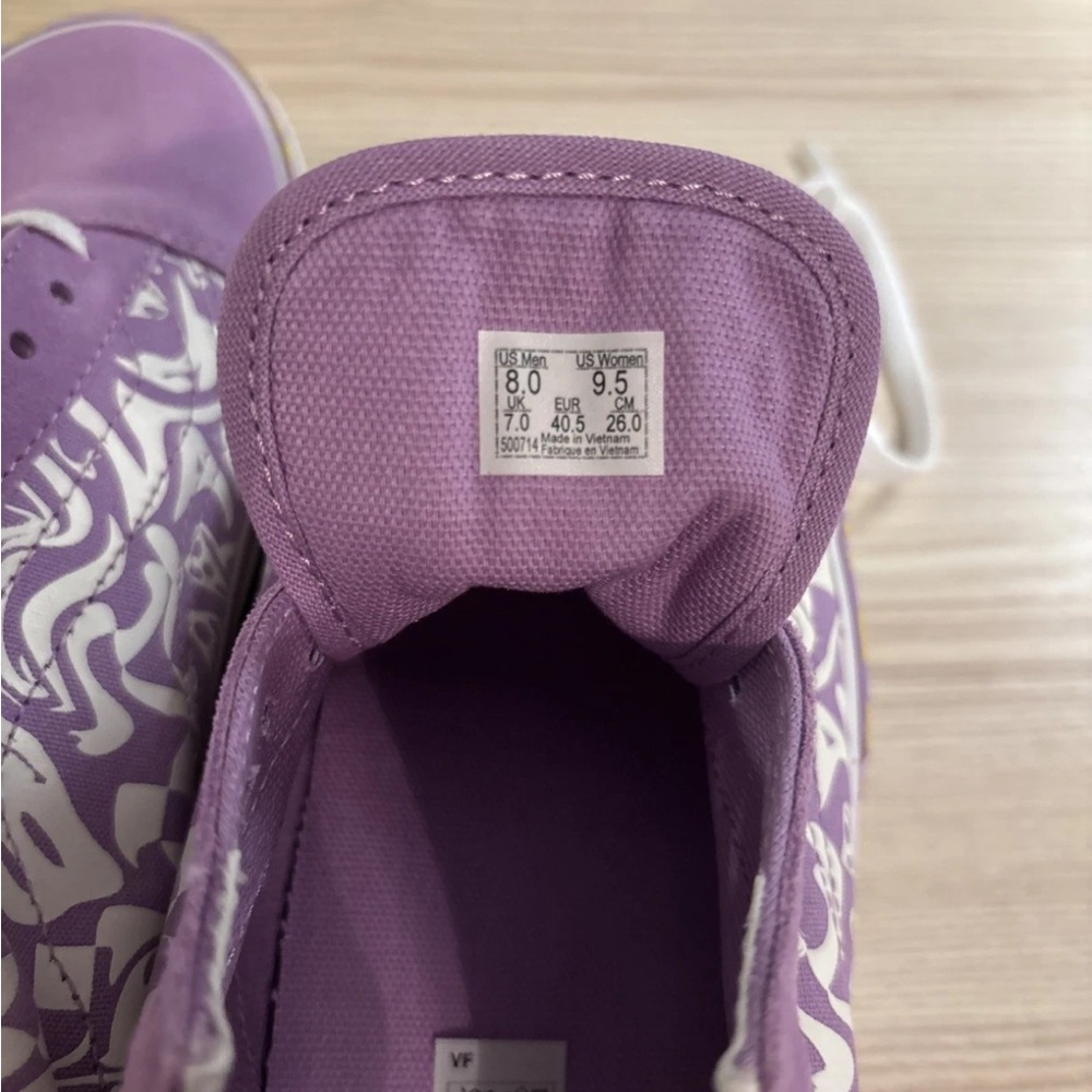 Vans Old Skool Stacked 'Wavy Daze' lilac platform sneakers - Picture 8 of 8